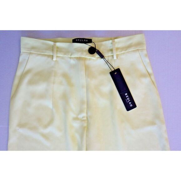 Beulah Style DC6172 Women's Sz Medium Yellow Dress Pants - Picture 3 of 9